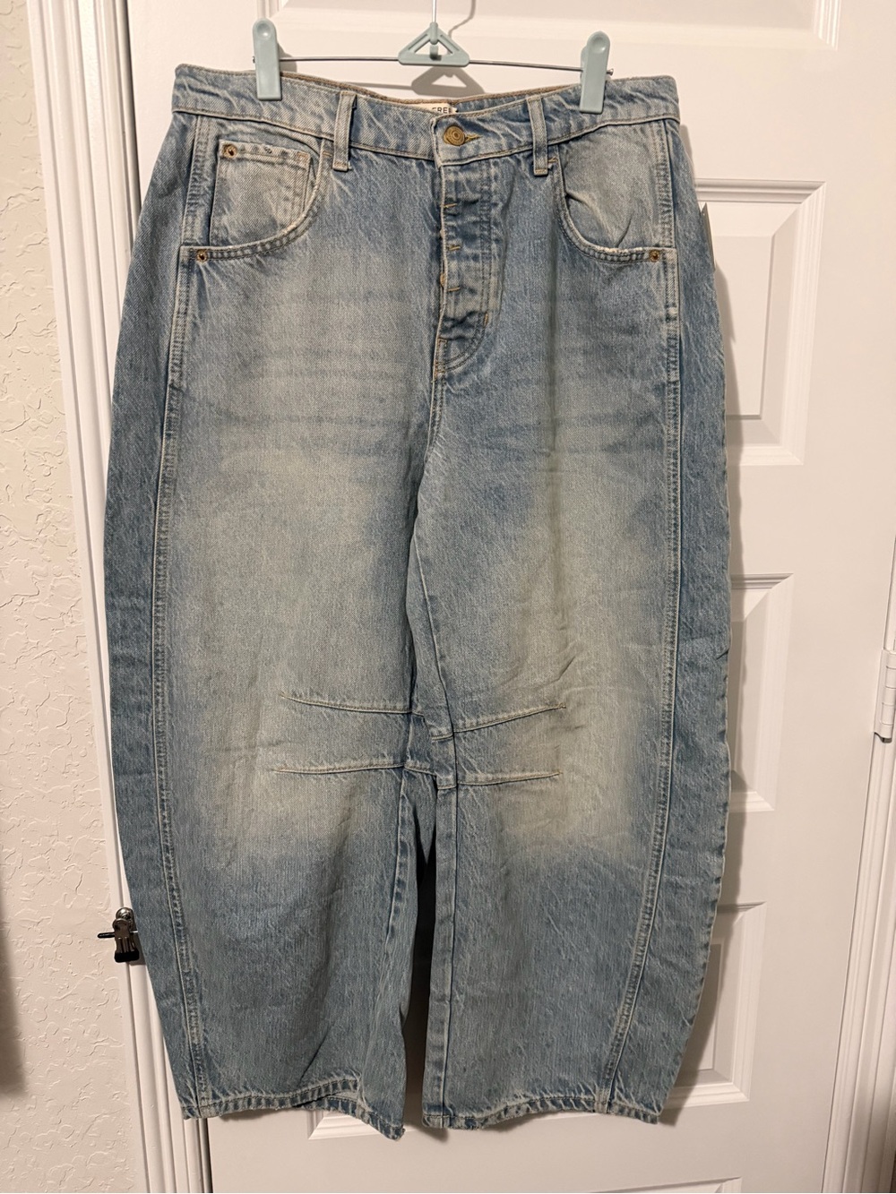 We The Free Good Luck Mid Rise Barrel Jeans - Picture 3 of 5